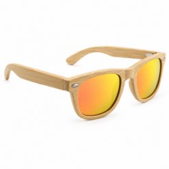 Alternative view of GAFAS CLIP MADERA POLARIZADAS NARANJA-2008