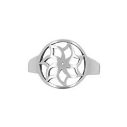 SET 12 ANILLOS DE ACERO - FLOR DE LOTO - Imagen 3