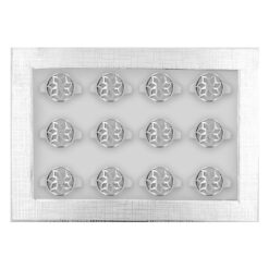 SET 12 ANILLOS DE ACERO - FLOR DE LOTO - Imagen 4