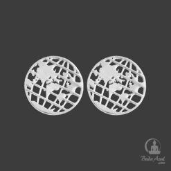 PENDIENTES COLGANTE ACERO PLANETA MUNDO - Imagen 3