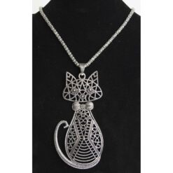 COLGANTE METAL CON CADENA MOD. GATO - Imagen 3