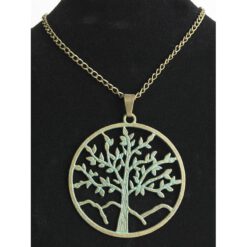 COLGANTE METAL CON CADENA MOD. ARBOL - Imagen 3