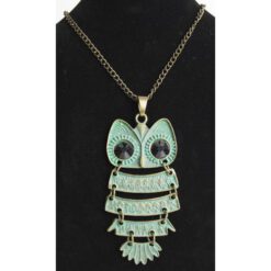 COLGANTE METAL CON CADENA MOD. 1 BUHO - Imagen 3