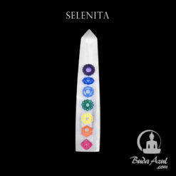 Obelisco 7 Chakras Selenita