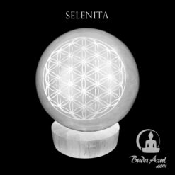 Bola Esfera Flor de la Vida Selenita