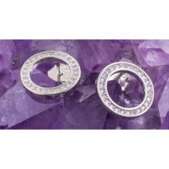 Pendientes Plata de Ley 925 RUEDA CIRCONITAS REF. 490 - Imagen 3
