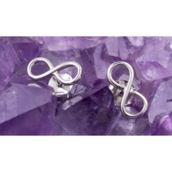 Pendientes Plata de Ley 925 INFINITO REF. 290 - Imagen 3