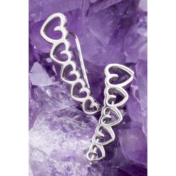 Pendientes Plata de Ley 925 CORAZONES REF. 690 - Imagen 3