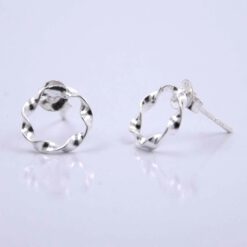 Pendientes Plata de Ley 925 CIRCULO REF 200 - Imagen 4