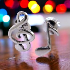 Pendientes Plata de Ley 925 NOTAS MUSICALES REF 200 - Imagen 5