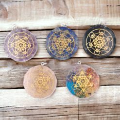 COLGANTE ORGONITA 40 MM METATRON REF. 200 - AMATISTA - Imagen 5