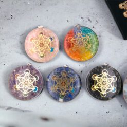 COLGANTE ORGONITA 50 MM METATRON REF. 250 - AMATISTA - Imagen 5