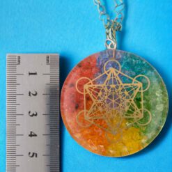 COLGANTE ORGONITA 50 MM METATRON REF. 250 - AMATISTA - Imagen 3