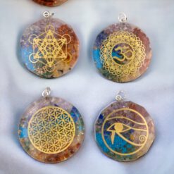 COLGANTE ORGONITA CHAKRAS 40 MM REF. 200 - Imagen 4