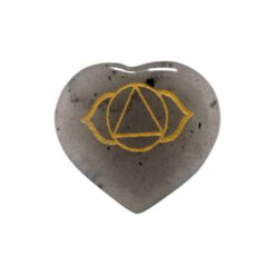 SET CORAZON MINERAL 7 CHAKRAS GRABADO REF 890 - Imagen 15