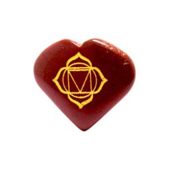SET CORAZON MINERAL 7 CHAKRAS GRABADO REF 890 - Imagen 3