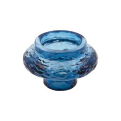 Portavela cristal doble diseño azul - Imagen 3