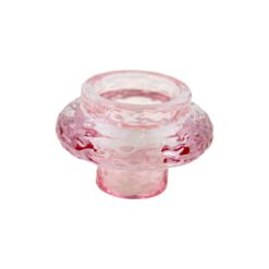 Portavela cristal doble diseño rosa - Imagen 3