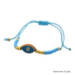 Pulsera Hilo Ojo Colores Acero E5797-19