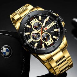 RELOJ CURREN HOMBRE M8336 DORADO - Imagen 4