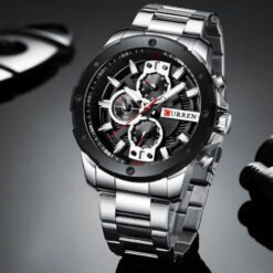 RELOJ CURREN HOMBRE M8336 PLATEADO - Imagen 5