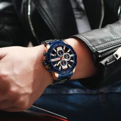 RELOJ CURREN HOMBRE M8336 AZUL - Imagen 3