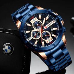 RELOJ CURREN HOMBRE M8336 AZUL - Imagen 4