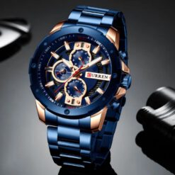 RELOJ CURREN HOMBRE M8336 AZUL - Imagen 5