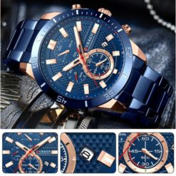 RELOJ CURREN HOMBRE M8417 AZUL - Imagen 3
