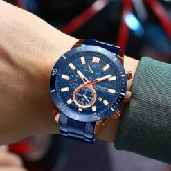RELOJ CURREN HOMBRE M8417 AZUL - Imagen 4