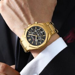 RELOJ CURREN HOMBRE M8440 DORADO - Imagen 3