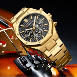 RELOJ CURREN HOMBRE M8440 DORADO - Imagen 4