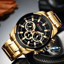 RELOJ CURREN HOMBRE M8361 DORADO - Imagen 4