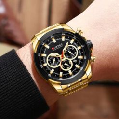 RELOJ CURREN HOMBRE M8361 DORADO - Imagen 3