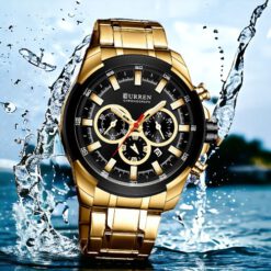 RELOJ CURREN HOMBRE M8361 DORADO - Imagen 5