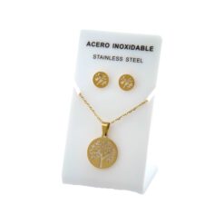 Conjunto Acero Dorado Mod  10