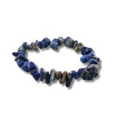 Pulsera Mineral Chip Lapislazuli