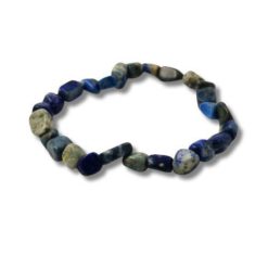 Pulsera Mineral Gota Lapislazuli