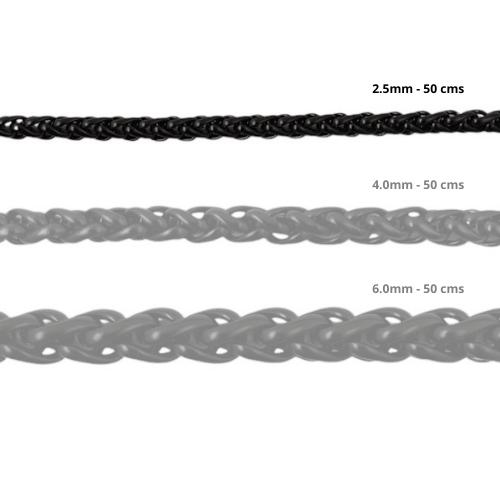 Cadena Acero inoxidable ESPIGA 2 5 - 50CM NEGRO