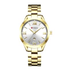 RELOJ CURREN MUJER C9007 DORADO/BLANCO