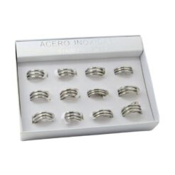 SET 12 ANILLOS DE ACERO – MOD  35