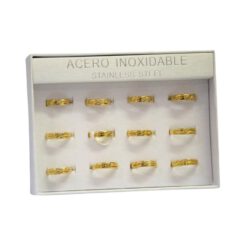 SET 12 ANILLOS DE ACERO – MOD  52 Ref  5