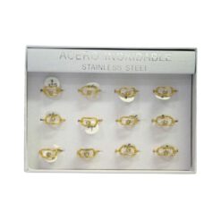 SET 12 ANILLOS DE ACERO – MOD  56 Ref  4