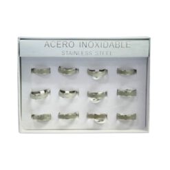 SET 12 ANILLOS DE ACERO – MOD  57 Ref  3