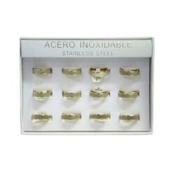 SET 12 ANILLOS DE ACERO – MOD  58 Ref  3