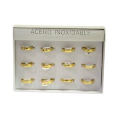 SET 12 ANILLOS DE ACERO – MOD  60 Ref  3