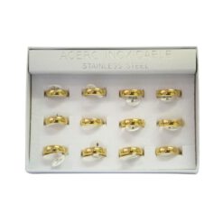 SET 12 ANILLOS DE ACERO – MOD  89 Ref  2