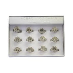 SET 12 ANILLOS DE ACERO – MOD  91 Ref  1