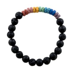 Pulsera 7 chakras de lava