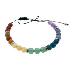 Pulsera Mineral 7 chakras ajustable